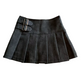 TiffanyLeather Vintage High Waist Pleated Mini Skirts Streetwear 

Fabric Type: Leather




Model is wearing a .... in Black.TiffanyFemme FineryyFemme Fineryy